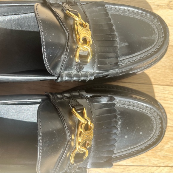 Celine Black Margaret Loafers - Picture 4 of 4